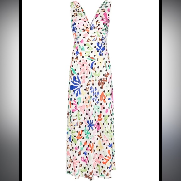 New with tags! RIXO Lauriane Sleeveless V-Neck Midi
Dress - Size Small - Picture 3 of 8